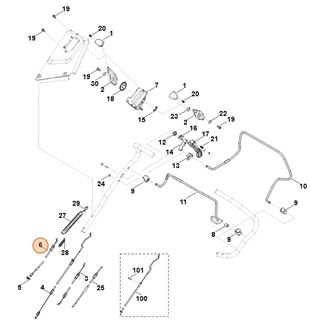 Cięgno, Stihl 63647007530
