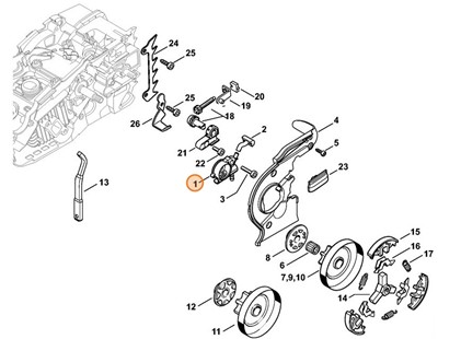 Pompa olejowa, Stihl 11376403202