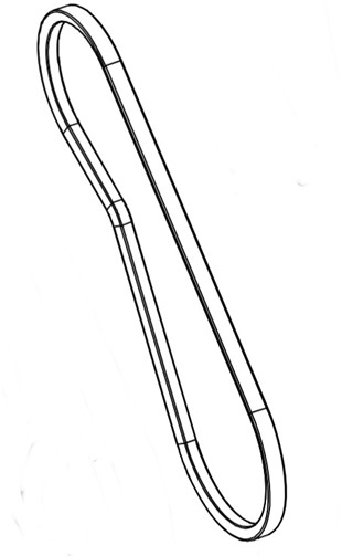 Pasek klinowy SB-39 (W800), Orec 89-6123-003902