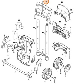 Rama rękojeści, Stihl 47657905600