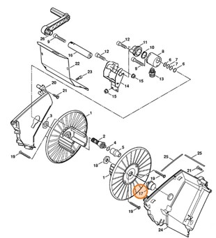 Łożysko / wspornik, Stihl 47717905300
