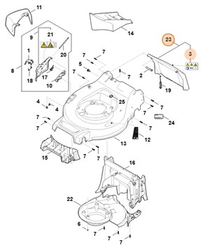 Klapa, Stihl WB417002700