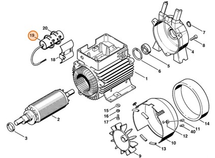 Kondensator, Stihl 47226051005
