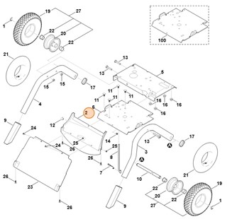 Prowadnica blaszana, Stihl 60127014501