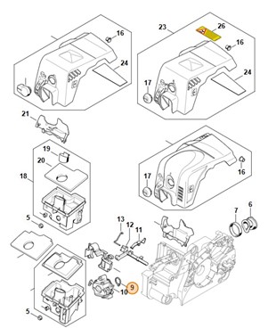 Tulejka, Stihl 11301411800