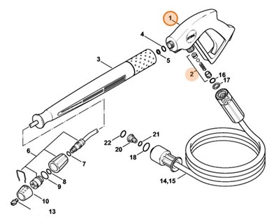 Pistolet, Stihl 49255001320