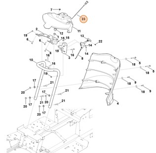 Cięgno ssania, Stihl 61701802600