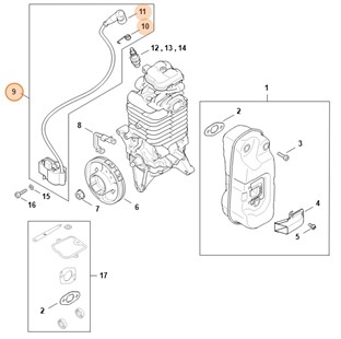 Moduł zapłonowy, Stihl 42834001301