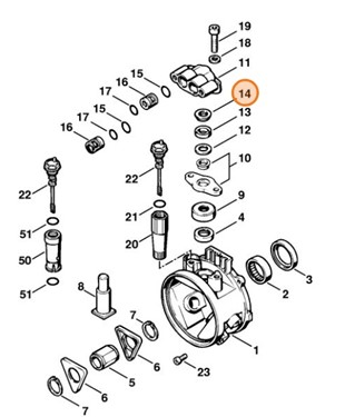 Pierścień uszczelniający, Stihl 47037092010