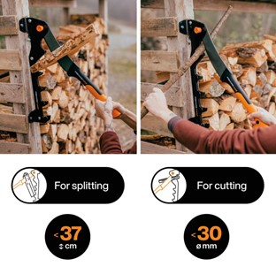 Łuparka do drewna rębak ręczny drewna kominkowego X-series, Fiskars 1079159