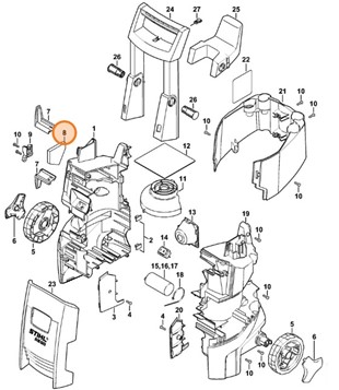 Wkładka tłumiąca, Stihl 47756090301