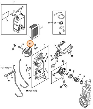 Komora udarowa, Stihl 42831216900