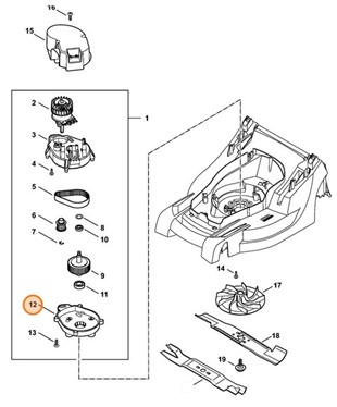 Obudowa przekładni, Stihl 63206410310