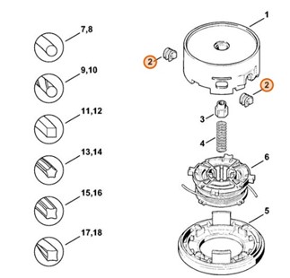 Tulejka, Stihl 40037138301