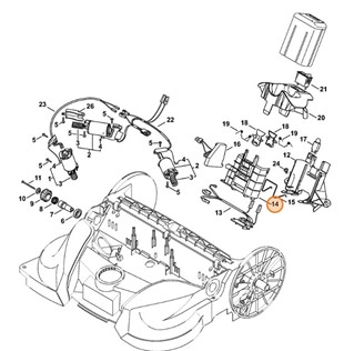 Górna połówka obudowy, Stihl 48604031400