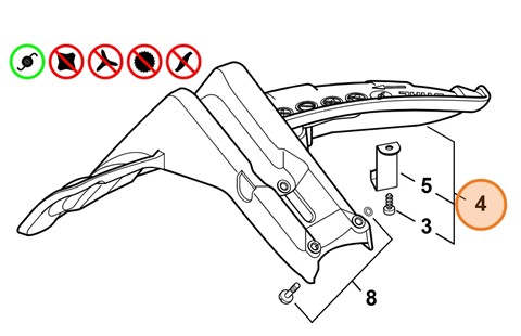  Osłona Ø 560, Stihl 41487108104