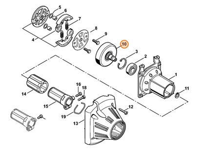 Bęben sprzęgłowy, Stihl 41341602900