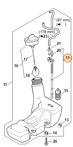 Wąż, Stihl 41343507600
