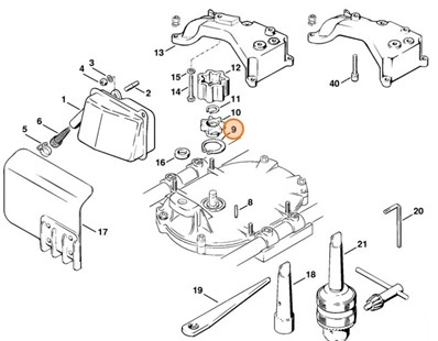 Pierścień zabezpieczający 28x1,5, Stihl 94556213110