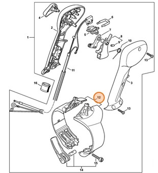 Mocowanie, Stihl 42827900700