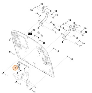 Płytka wspornika, Stihl 61704356100