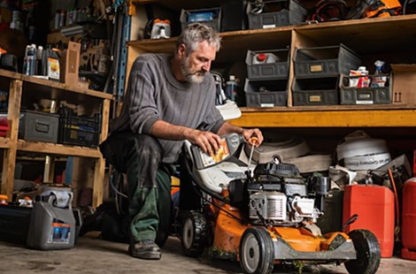 Kosiarka spalinowa z pojedynczym uchwytem i napędem Vario Stihl RM 453 V - E-Drwal WB420113415
