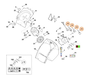 Przewód przyłączeniowy EUR, Stihl 60114402010