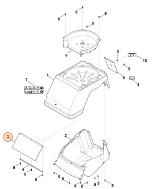 Wkładka tłumiąca, Stihl 60007063200