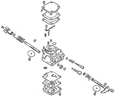 Gaźnik HS-275B, Stihl 42211200651