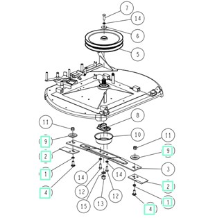 Zestaw noża RM85, Orec 0340-73000
