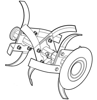 Zespół roboczy kompl., lewy