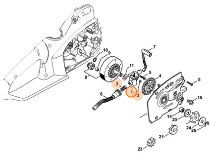 Pompa olejowa, Stihl 12096403202 