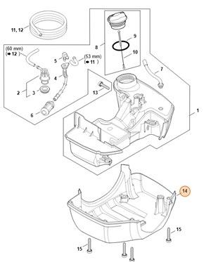 Płyta ochronna, Stihl 41473506600