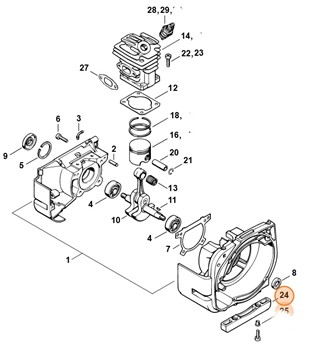 Wspornik, Stihl 41197008400