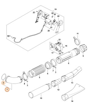 Krzywka, Stihl BA037006900