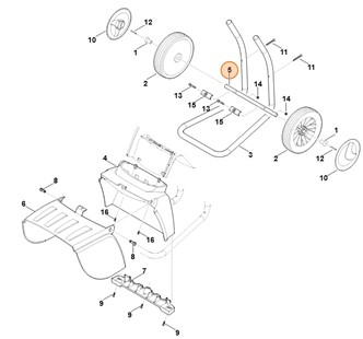 Oś kół, Stihl 60117632701