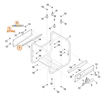 Blacha boczna, Stihl VB037007200