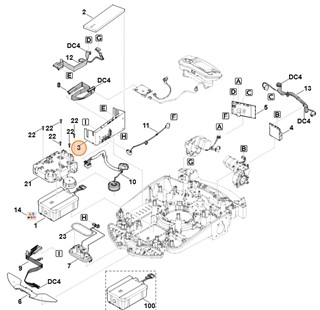 Moduł układu elektronicznego, Stihl 63094301427
