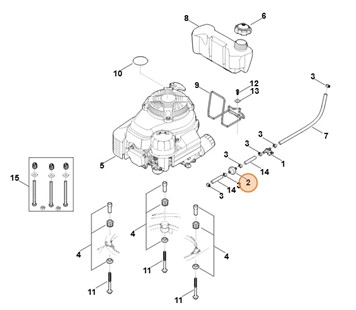 Filtr paliwa, Stihl 00003581808
