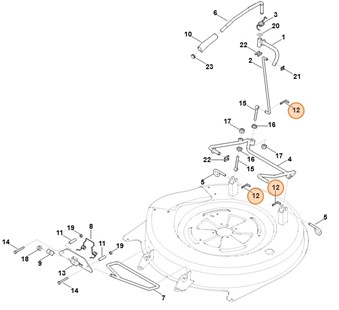Zawleczka 2,8, Stihl 61707631000