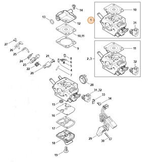 Gaźnik 1145/21, Stihl 11451200621
