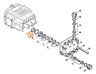 Okrągły pierścień uszczelniający 31,47x1,78, Stihl 96459457870