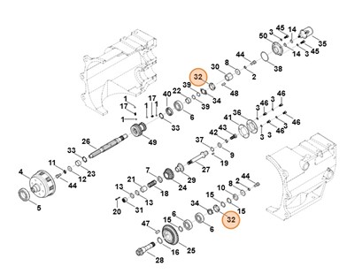Nakrętka (nakrętka łożyskowa), Stihl 62516430901