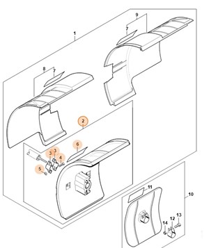 Osłona, Stihl 46017108111