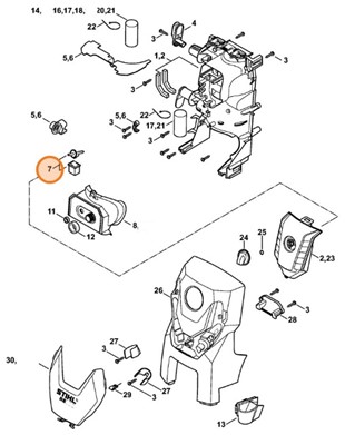 Przełącznik, Stihl 47764300500