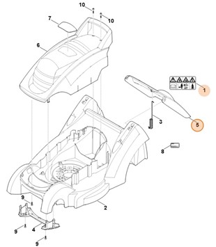 Pokrywa, Stihl 63207002720