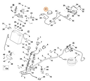 Wyłącznik, Stihl 61704300550
