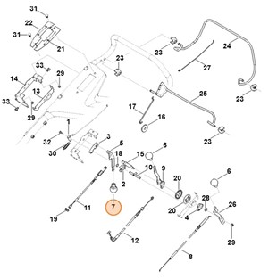 Przycisk, Stihl 63757640710