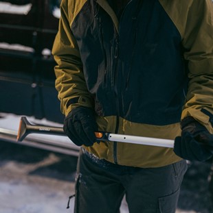 Teleskopowa szczotka skrobak do odśnieżania samochodu szyb obrotowa głowica X-series, Fiskars 1078492