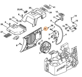 Pokrywa wentylatora, Stihl 42210803100